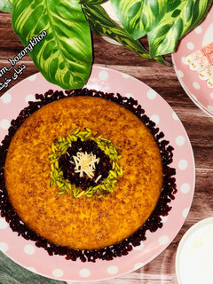 عکسی از دستور ته چین مرغ