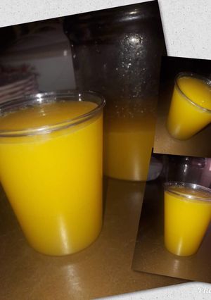 A picture of Pineapple juice🥂.