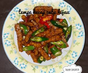 Mudah Cepat Memasak Tempe cabe hijau Praktis Enak