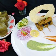 A picture of Hara bhara shami kabab.
