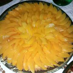 Foto principal de Tarta de durazno.🍑
