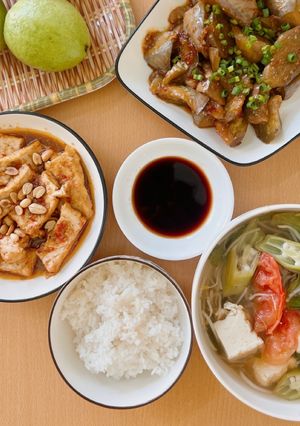 Hình của món Bữa cơm chay đơn giản ngon miệng.