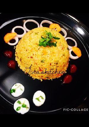 A picture of Daliya pilaf.