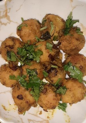 A picture of Masoor daal Goli (healthy snack).