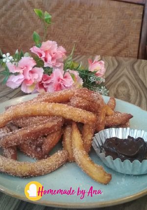 Foto resep Churros Ekonomis Satu Telur