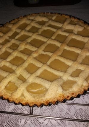 Una foto de Pastafrola de crema
