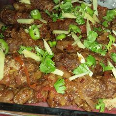 A picture of Dumpukh kabab.