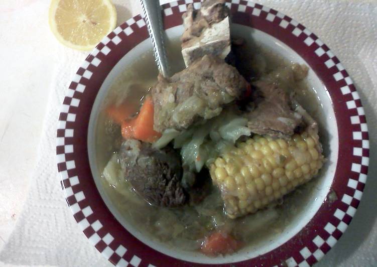 Recipe: Yummy Caldo de Res (beef soup)