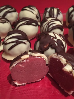 Una foto de Bombones de velvet red