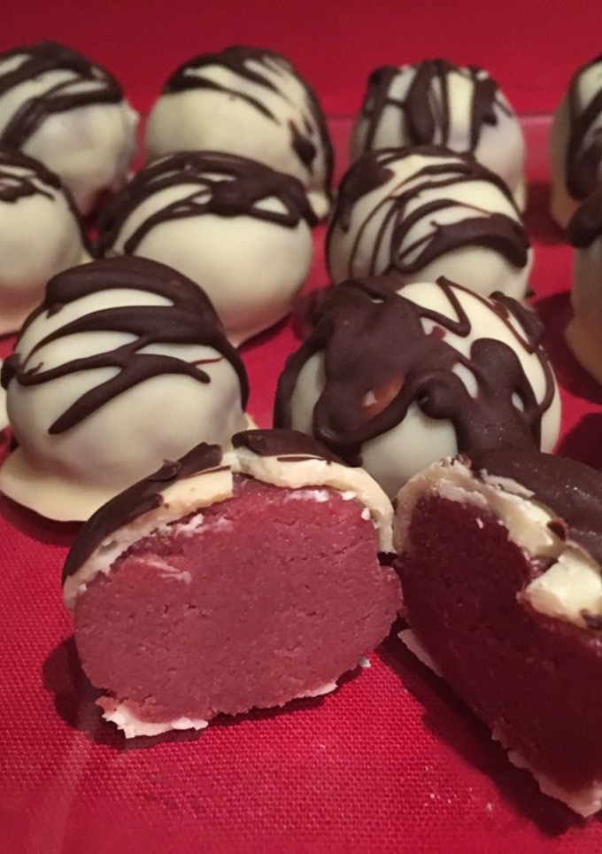 Una foto de Bombones de velvet red