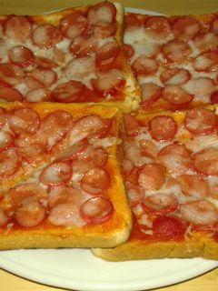 Foto resep Roti pizza sosis