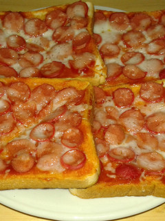 Foto resep Roti pizza sosis