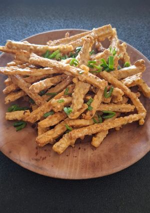 Foto resep Tempe Kemul Kriuk (Lauk Makan Waktu Kecil)