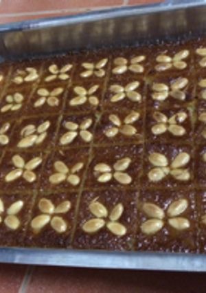 صورة لوصفة طريقة عمل هريسة نبكية
