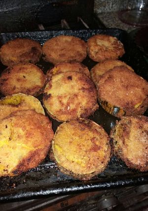 Una foto de Milanesa de calabaza