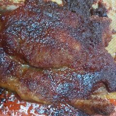 BBQ pork chop A picture of BBQ pork chop.