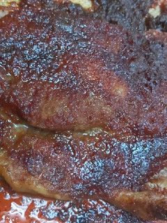 A picture of BBQ pork chop.