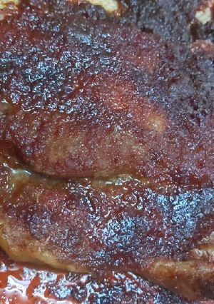 A picture of BBQ pork chop.