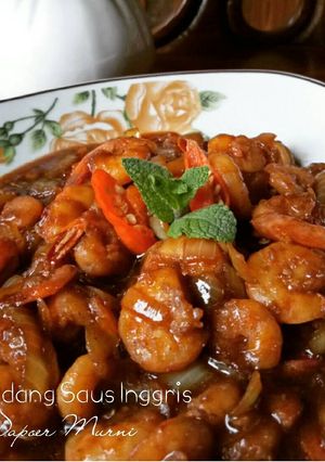 Foto resep Udang Saus Inggris