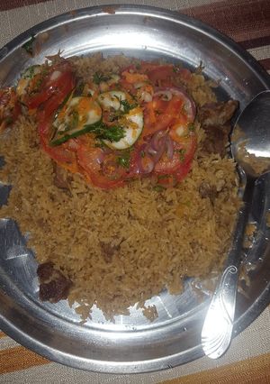 A picture of Beef Pilau.