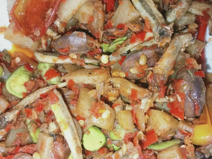 Easy Way Make Sambal kentang Pete the Can Spoil the Tongue Delicious