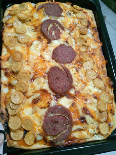 Foto resep Pizza murmer persegi panjang