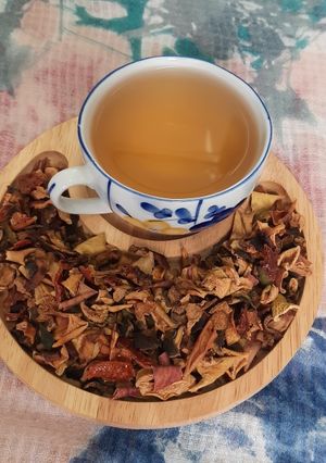 عکسی از دستور چای میوه ای