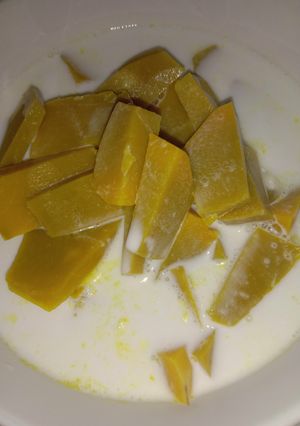 รูปของ ฟักทองกะทิสด (Pumpkin Dessert)