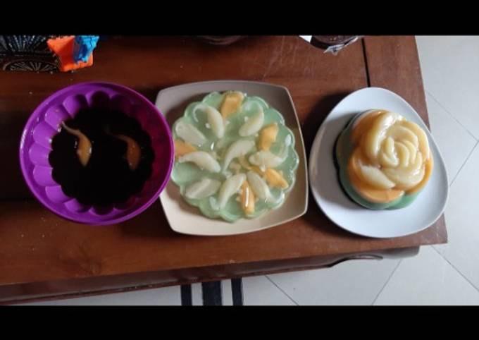 Jelly ikan + fla susu