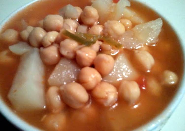 Step-by-Step Guide to Make Award-winning chick-pea. soup