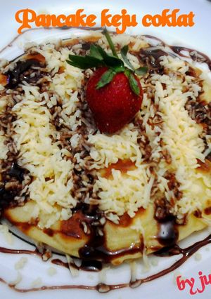 Foto resep Pancake keju coklat