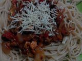 Spaghetti tabur keju