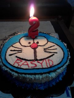 Foto resep Simple birthday cake metode butter transfer frozen