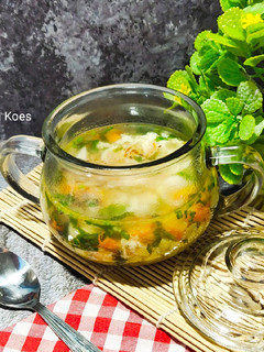 Foto resep Sup Jagung Bakso Ayam