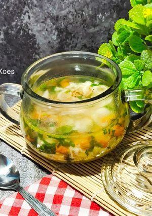 Foto resep Sup Jagung Bakso Ayam