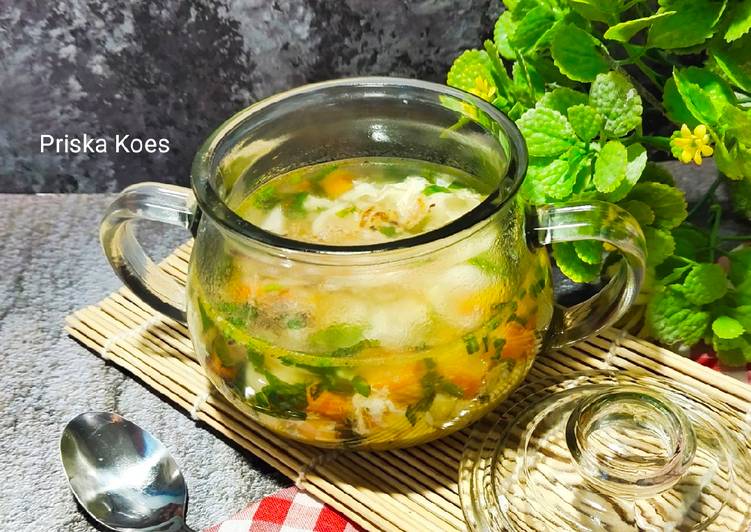 Recipe: Perfect Sup Jagung Bakso Ayam