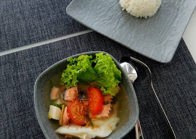 Resep Sup Salmon Oleh Mommy Gray Cookpad