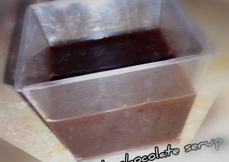 Step-by-Step Guide to Make Quick 3 ingredients chocolate serup