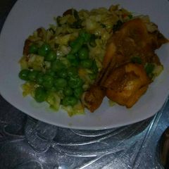 A picture of Cabbage fried rice.