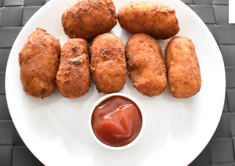 Recipe of Homemade Potato nuggets | potato snacks