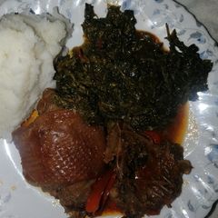 A picture of Managu & Terere.