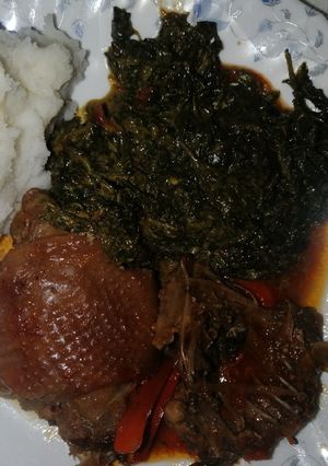 A picture of Managu & Terere.