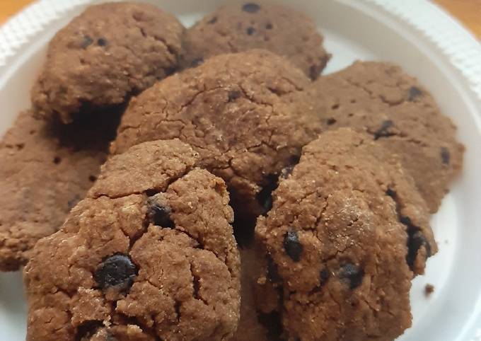 Choco cookies no oven no mixer