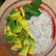 รูปของ Chia Seed pudding strawberry