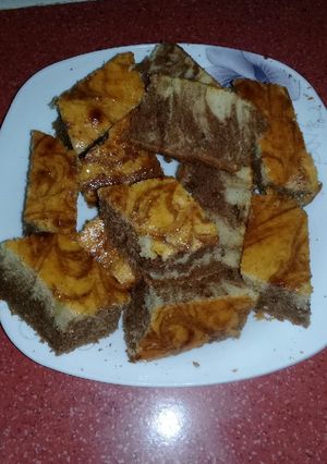 صورة لوصفة موسكوتشو الرخامي 😋😋😋