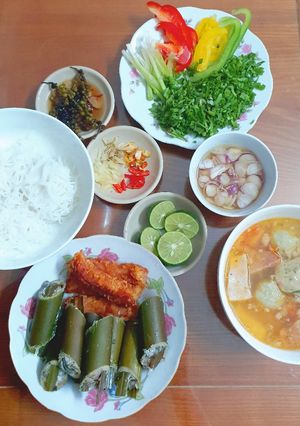 Hình của món Bún canh chua.