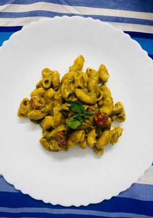पेस्टो पास्ता रेसिपी मुख्य फोटो