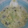 Ensalada de repollo y piña