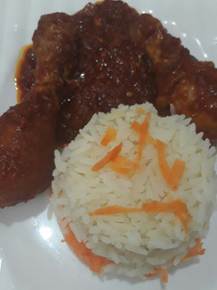 A picture of Carrot rice.