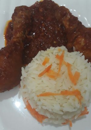 A picture of Carrot rice.